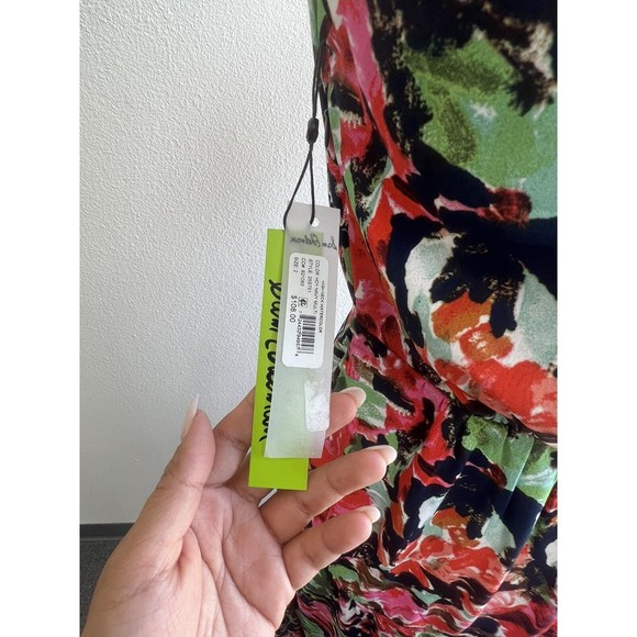 Sam Edelman High Neck Watercolor Dress Multicolor Size 2 NEW - Picture 9 of 10